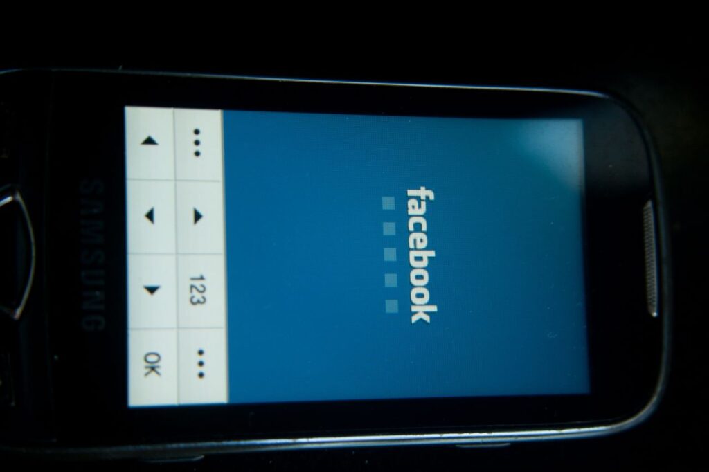 Facebook Mobile Phone Stock Free