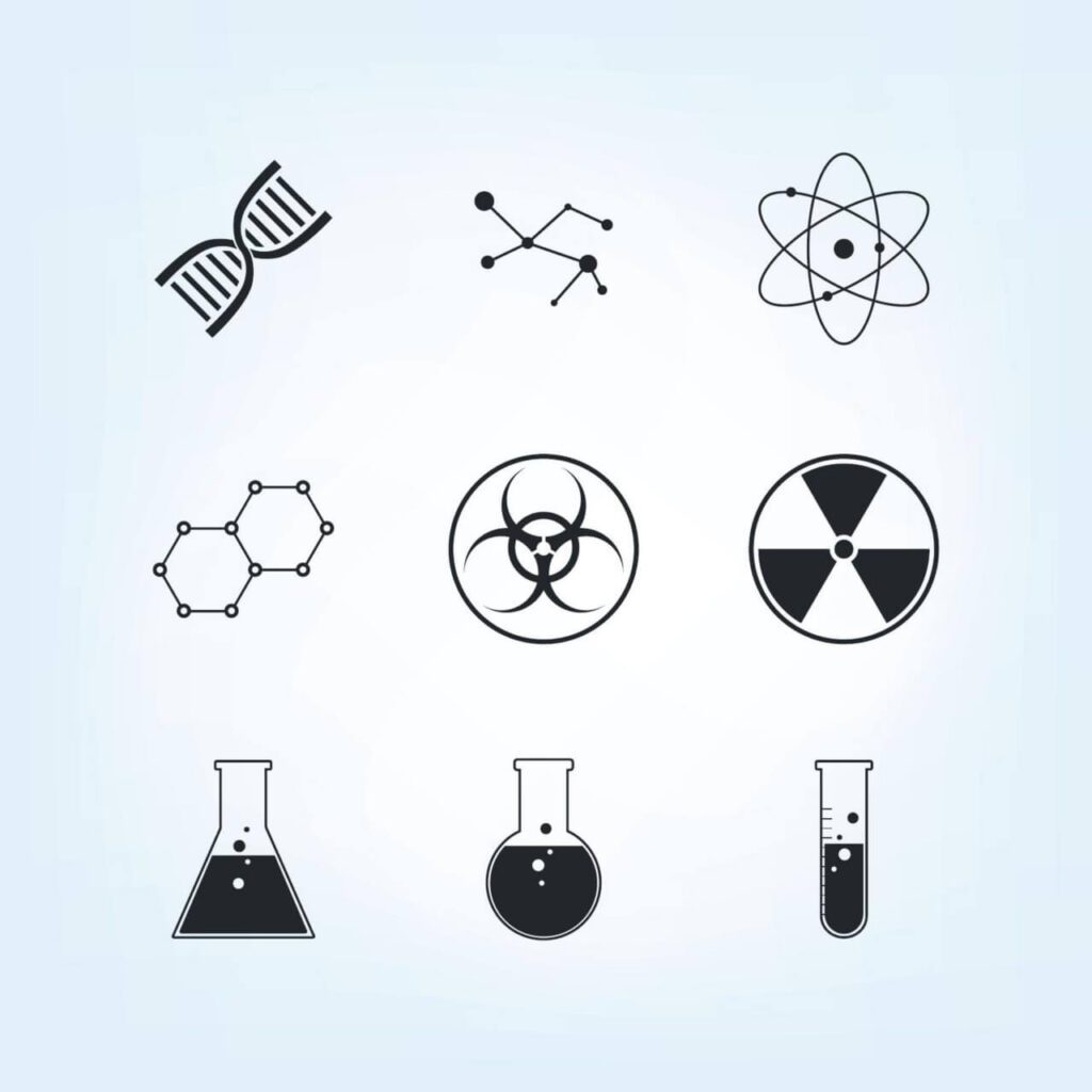 Chemistry Icons Set