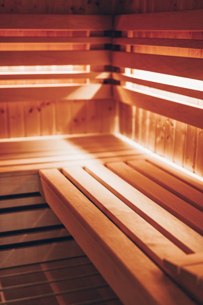 Finnish Sauna Vertical Free Photo