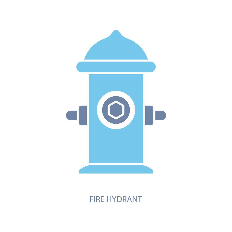 fire hydrant concept line icon. Simple element illustration. fire hydrant concept outline symbol design. Stock Free