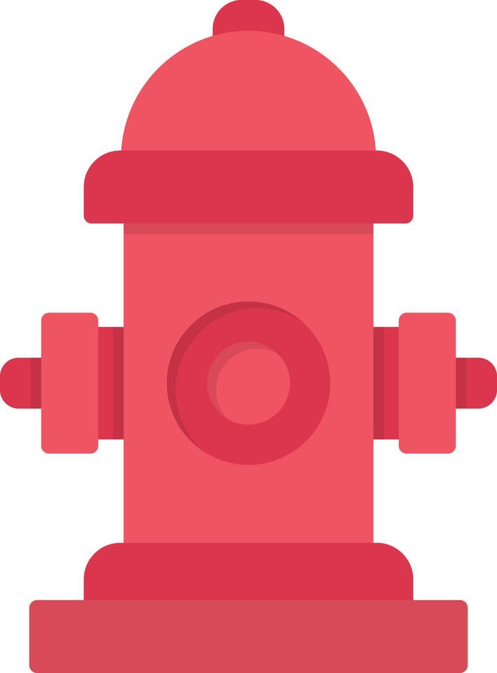 Fire Hydrant Flat Icon Stock Free