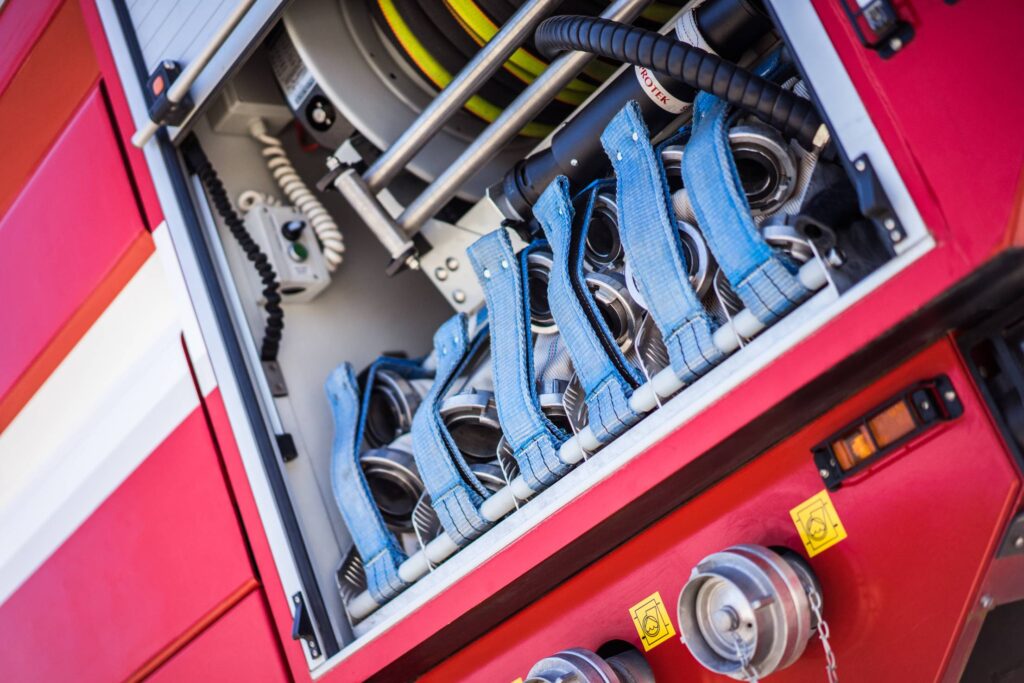 Fire Truck Equipment Close Up #2 Free Photo