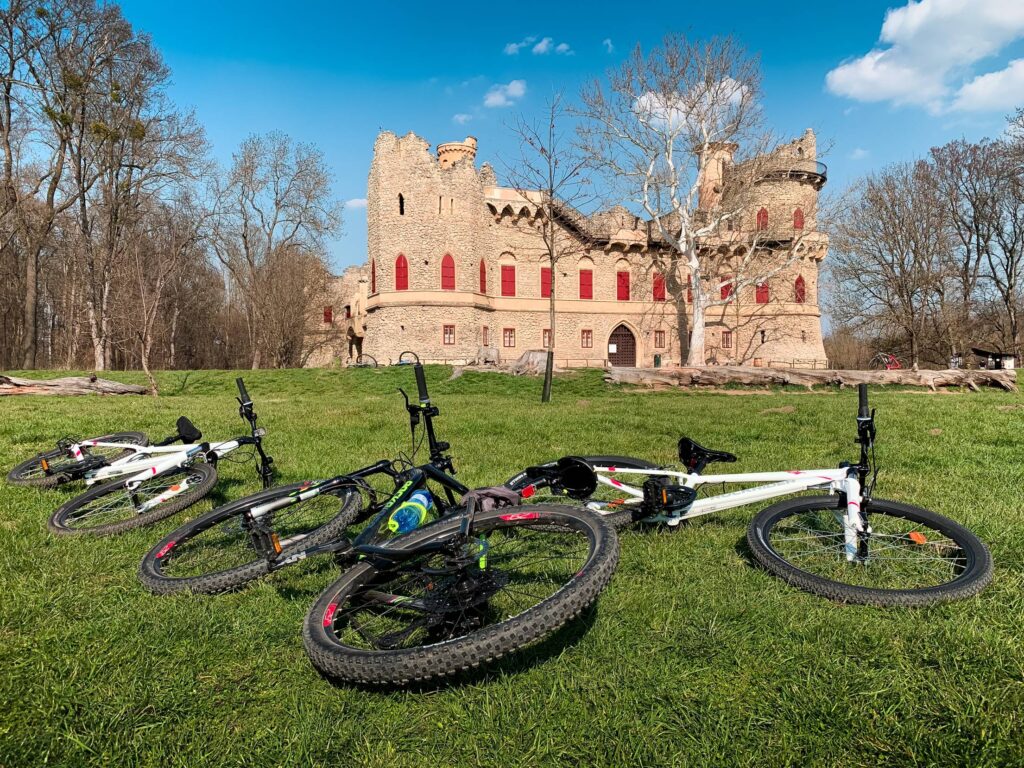 First Spring Bike Rides After Winter at Janohrad, Lednice Free Photo