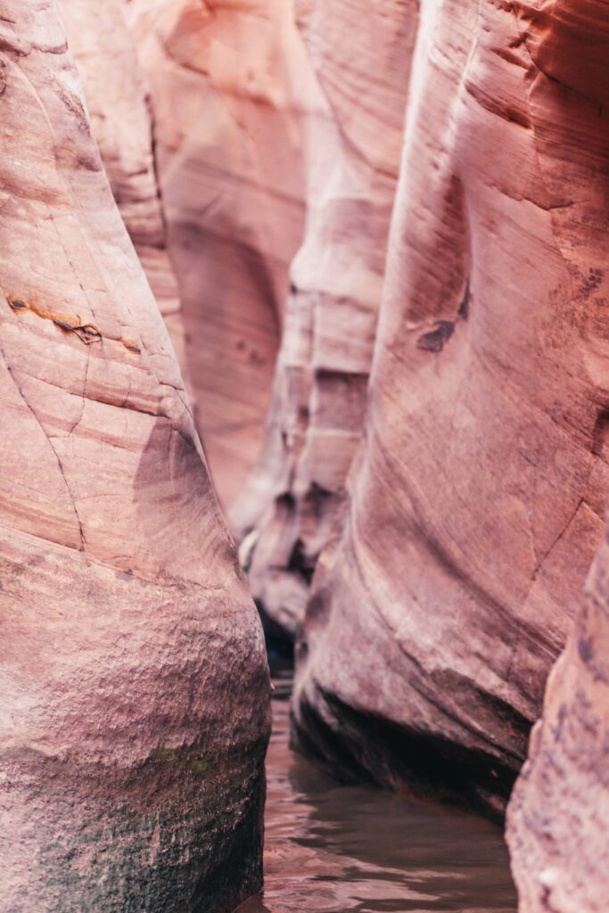 Flooded Slot Canyon in Utah Free Photo