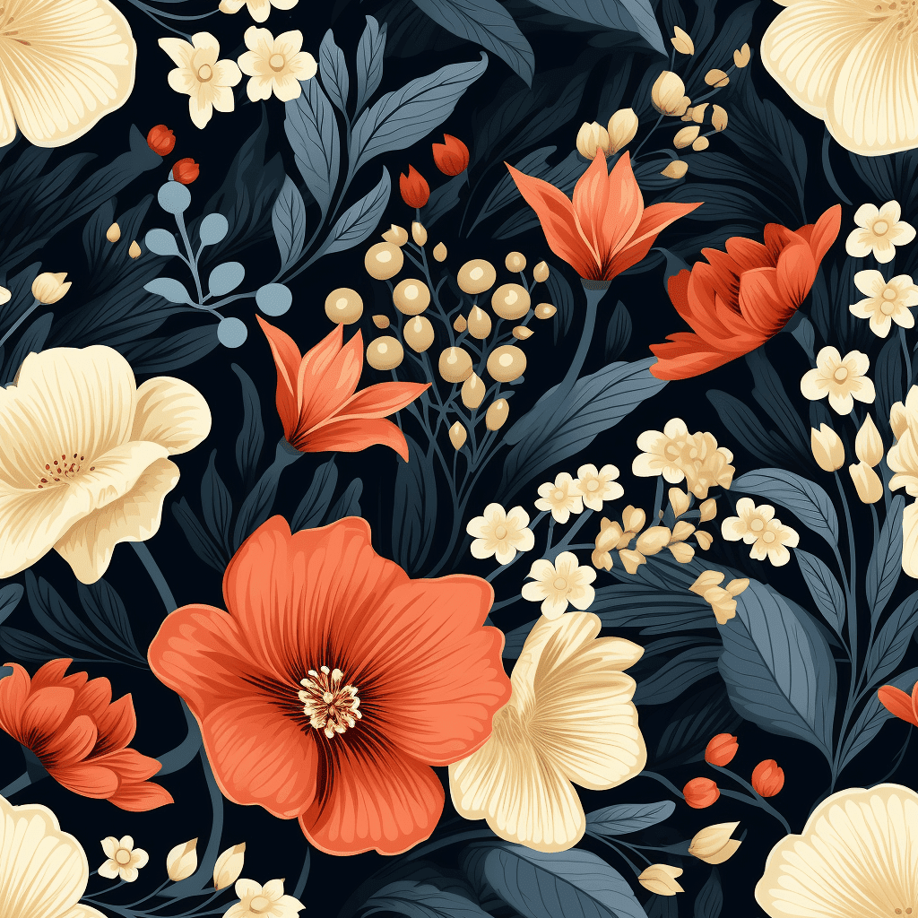 Floral Seamless Background Stock Free