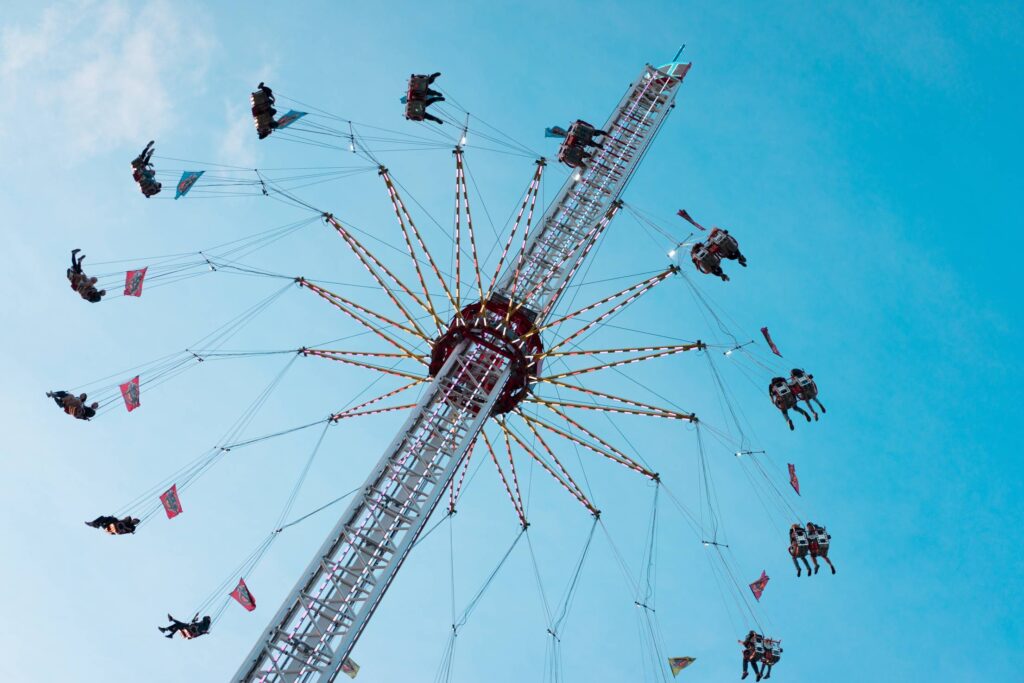 Flying Swing Carousel Amusement Park Ride Fun Fair Free Photo