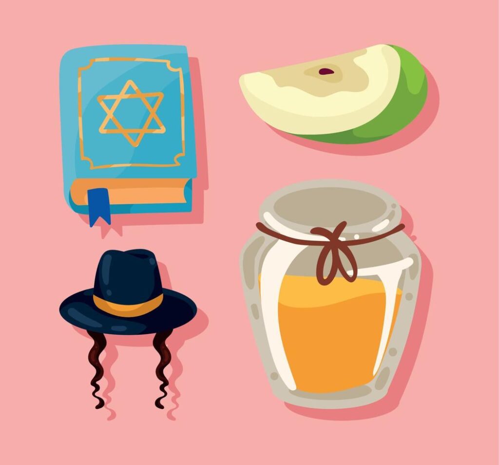 four jewish icons Stock Free