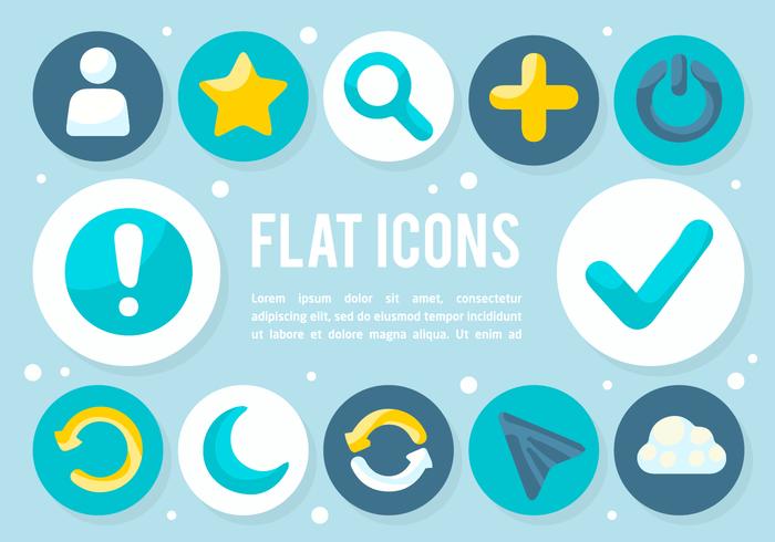 Free Flat Icons Vector Background Stock Free and Free SVG