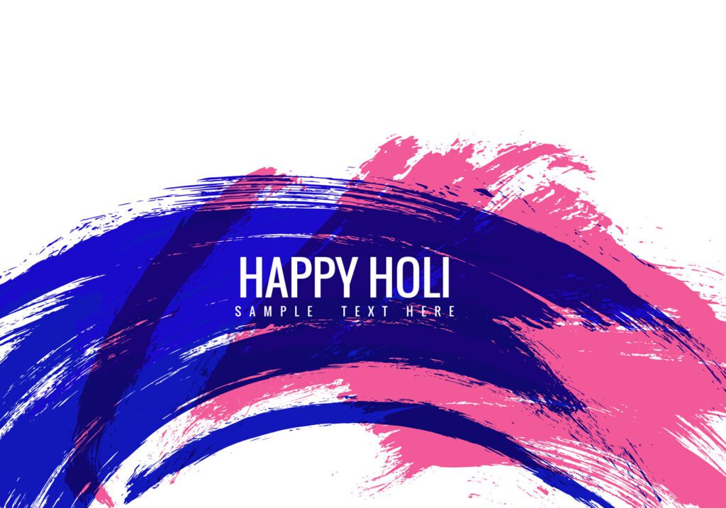 Free Holi Colorful Vector Background Free Vector and Free SVG