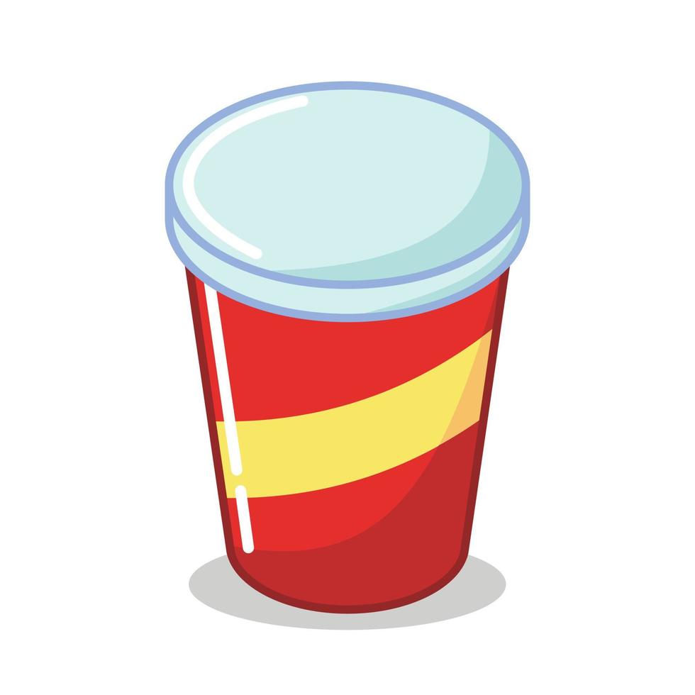 Free Soft drink glass vector design illustration icon in simple flat art editable to use as asset content Stock Free