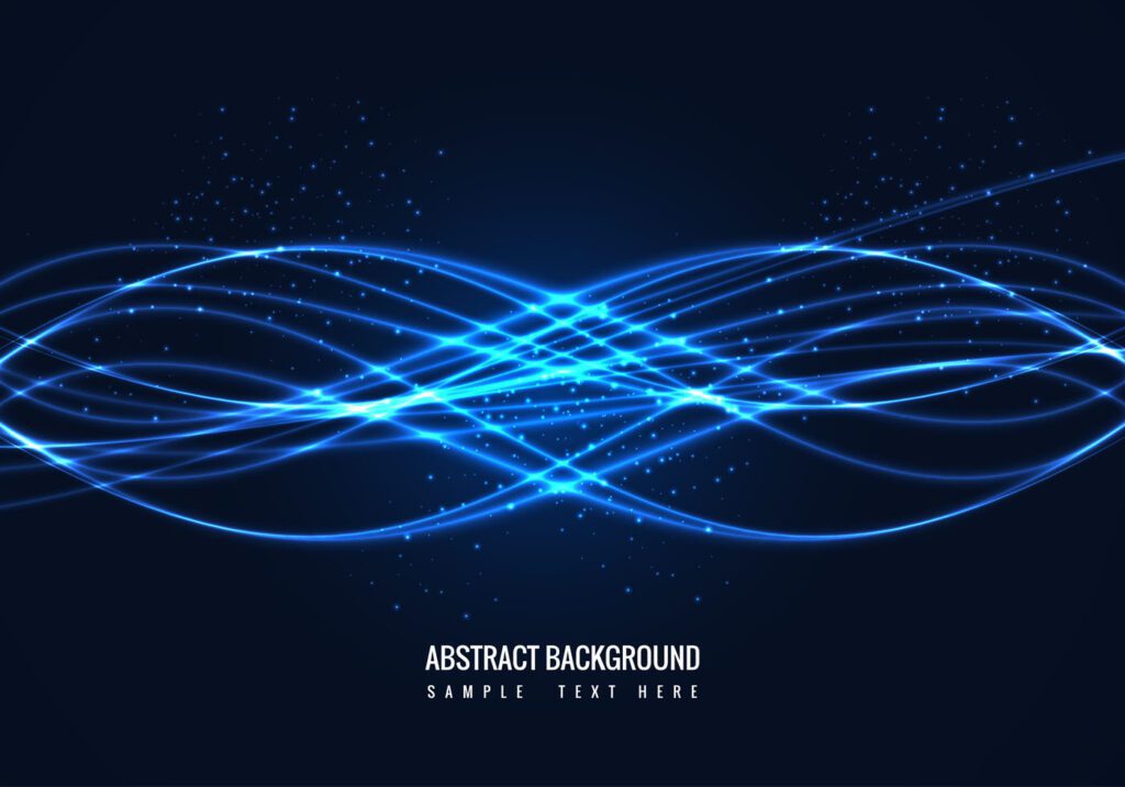 Free Vector Abstract Shiny Blue Wave Background Free Vector and Free SVG