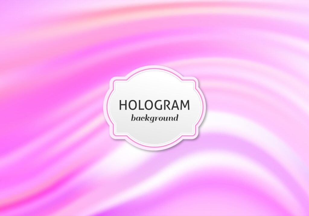 Free Vector Bright Pink Hologram Background Free Vector and Free SVG