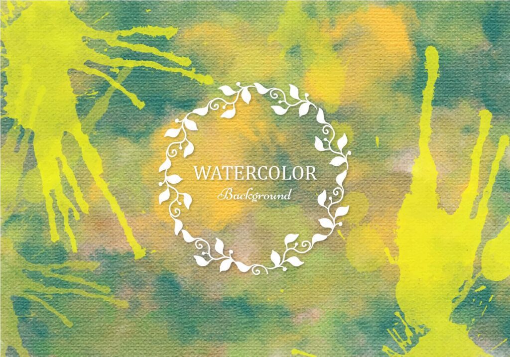 Free Vector Green Boho Watercolor Background Free Vector and Free SVG