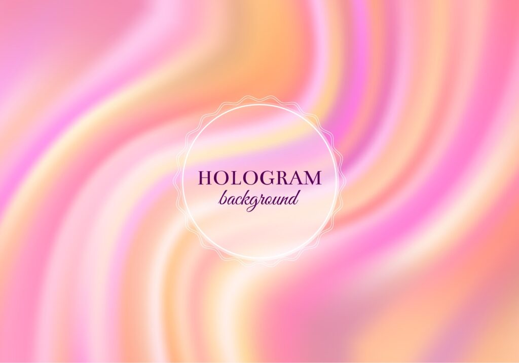 Free Vector Warm Hologram Background Free Vector and Free SVG