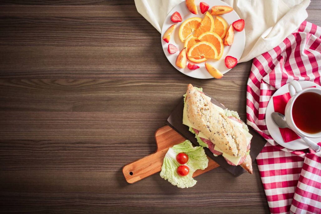 Fresh Baguette Morning Breakfast Free Photo