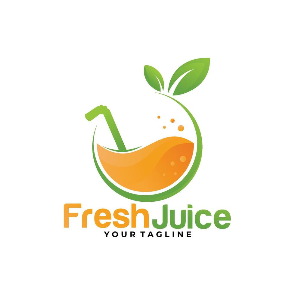 fresh juice logo icon isolated Stock Free