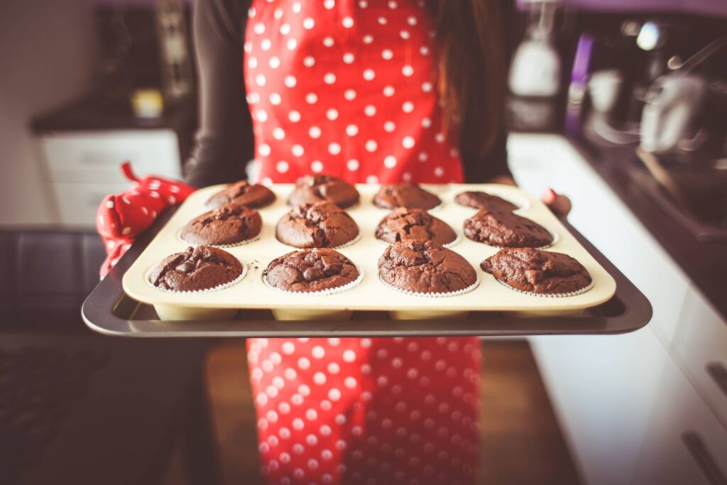 Freshly Baked Homemade Muffins Free Photo