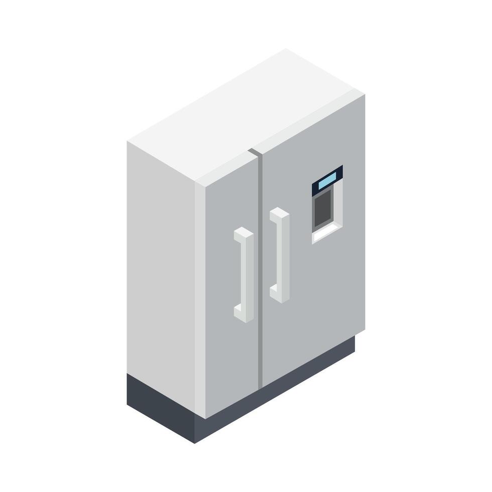 Fridge Icon On Background Stock Free