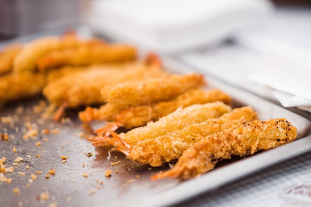 Fried Prawns Seafood Free Photo