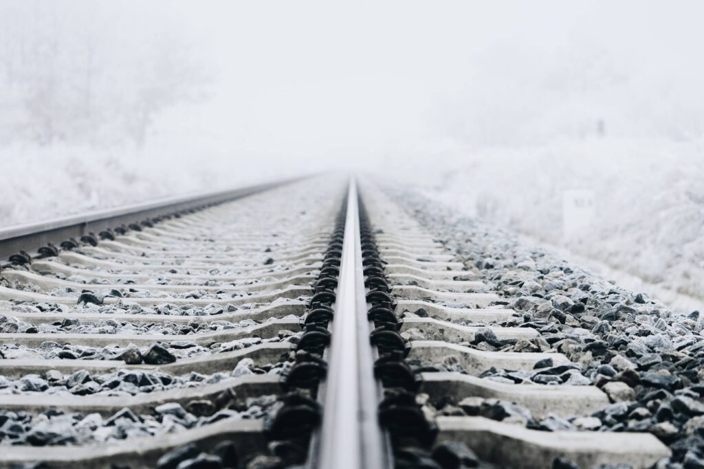 Frost on The Railway Free Photo