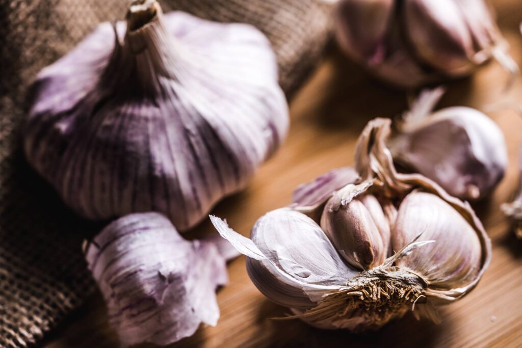 Garlic Close Up Free Photo