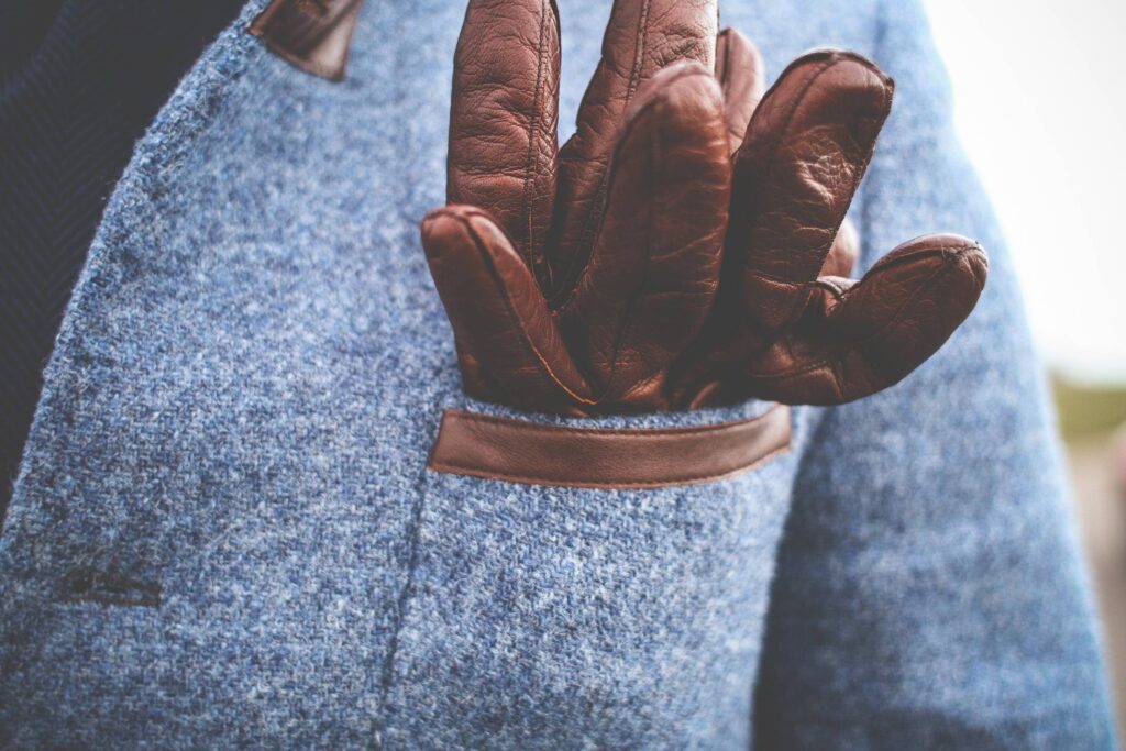 Gentleman’s Driving Leather Gloves Free Photo