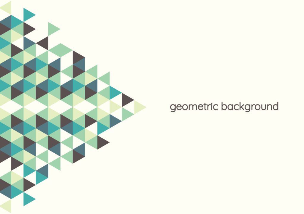 geometric background vector design Free Vector