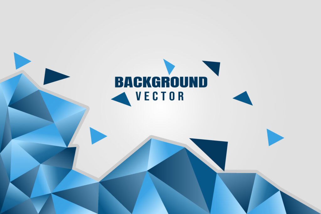 geometric vector background design in blue Free Vector and Free SVG