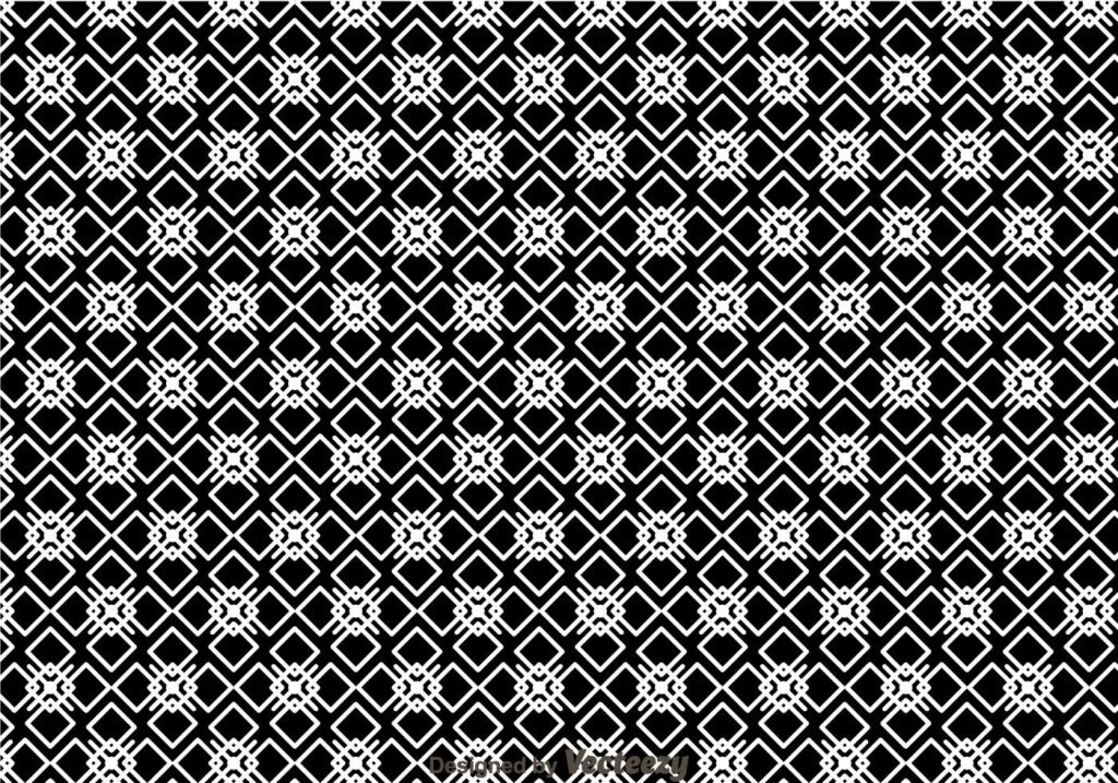 Geometric Black And White Pattern Free Vector and Free SVG