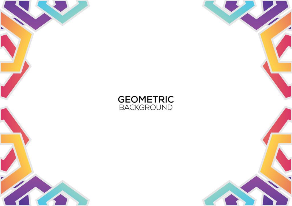 geometric modern background design gradient color Free Vector and Free SVG