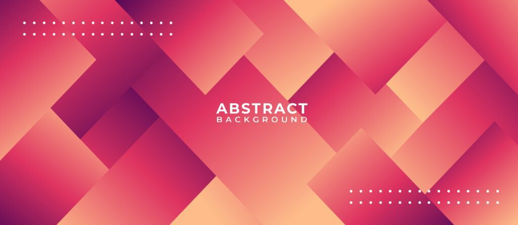 Geometric Orange Pink Shape Abstract Background Free Vector