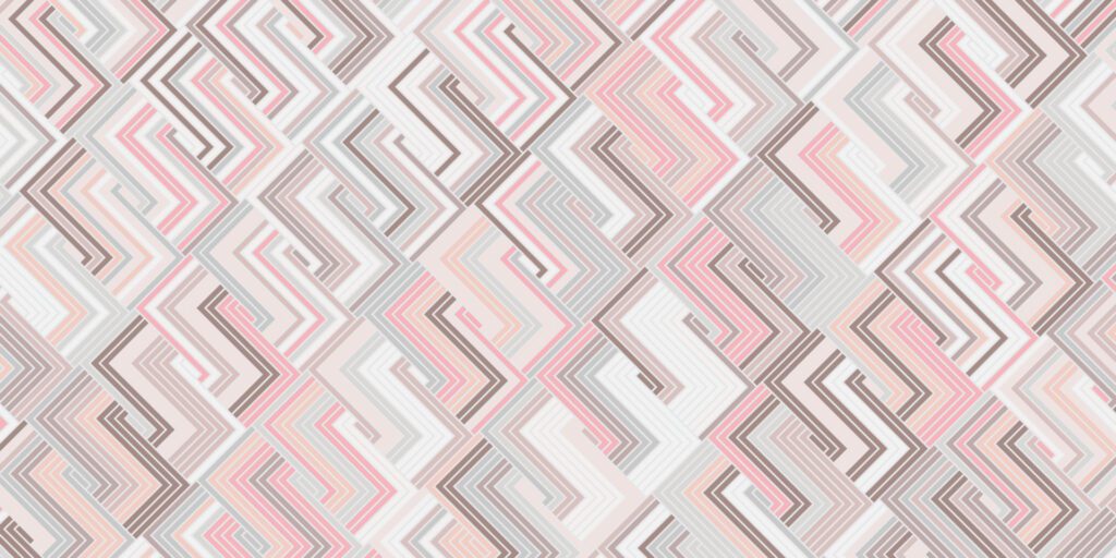 Geometric pattern with stripes pink background Free Vector