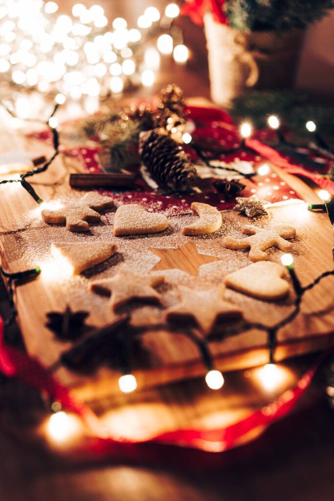 Gingerbread Biscuits on Christmas Evening Free Photo