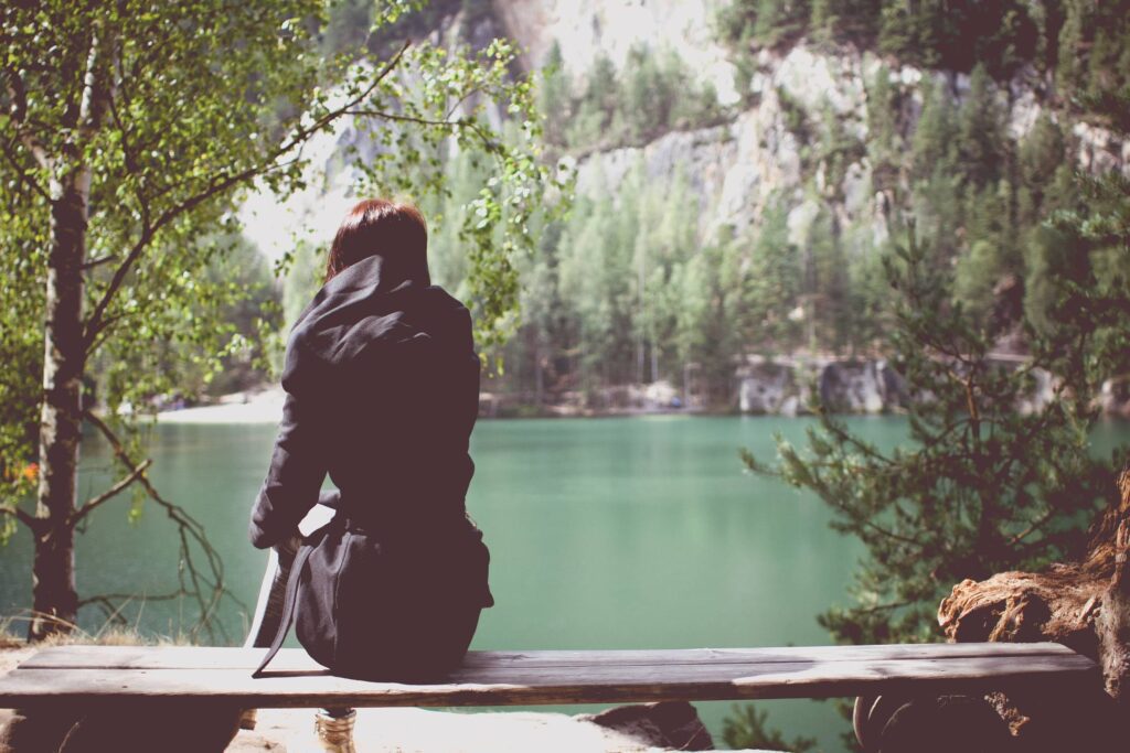 Girl Enjoying View in Adrspach Rocks Free Photo