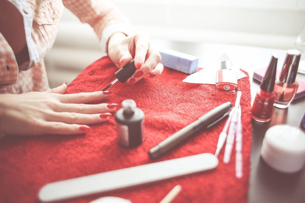 Girl Got Her Nails Done Free Photo