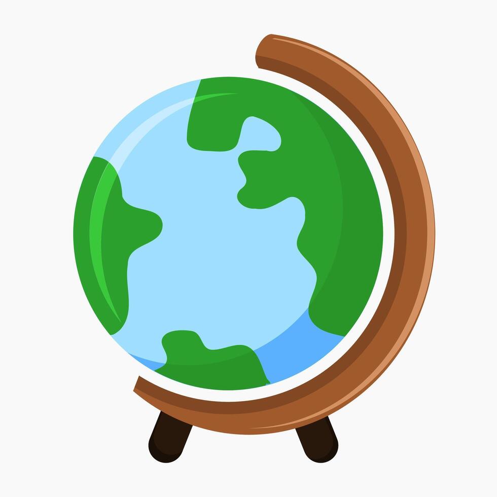 globe icon on white background Stock Free