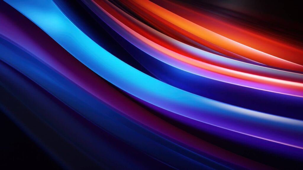 Glowing Colorful Lines Background Stock Free