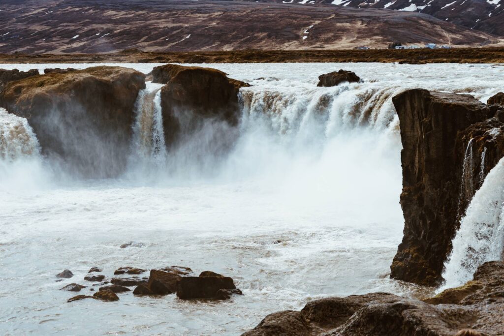 Goðafoss Waterfall in Iceland Free Photo