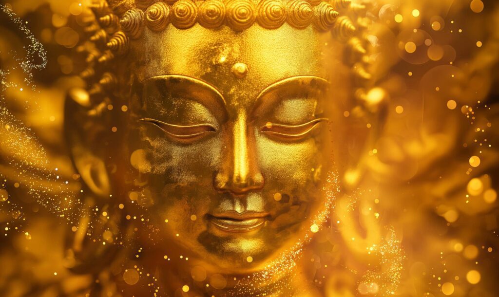 Golden Buddha Free Wallpaper