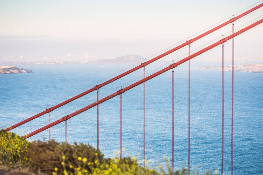 Golden Gate Bridge Suspension Cables Free Photo