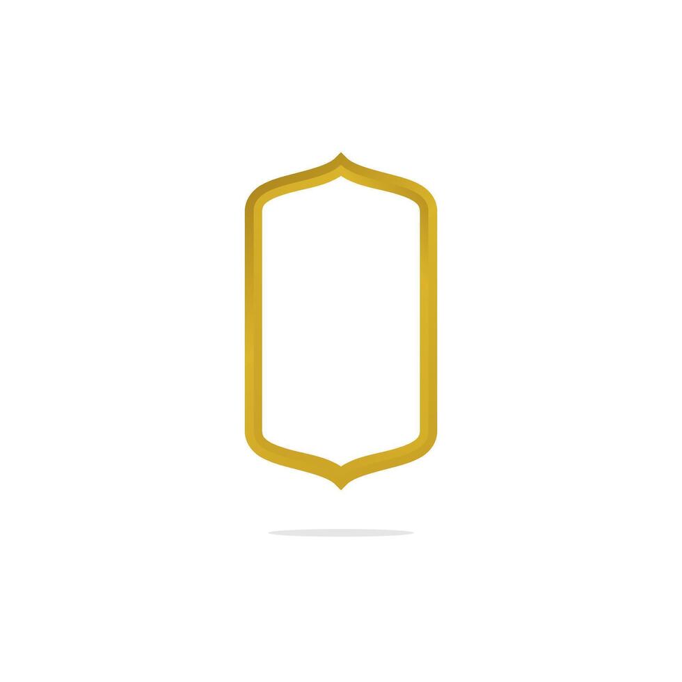 golden shield icon design template Stock Free