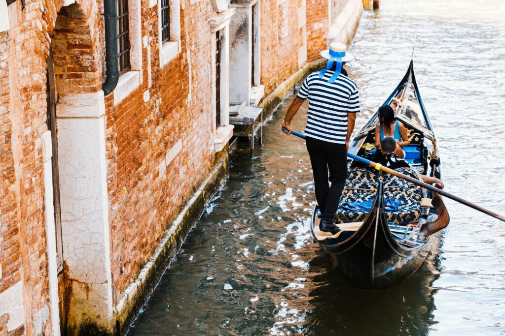 Gondola in Venice, Italy Free Photo