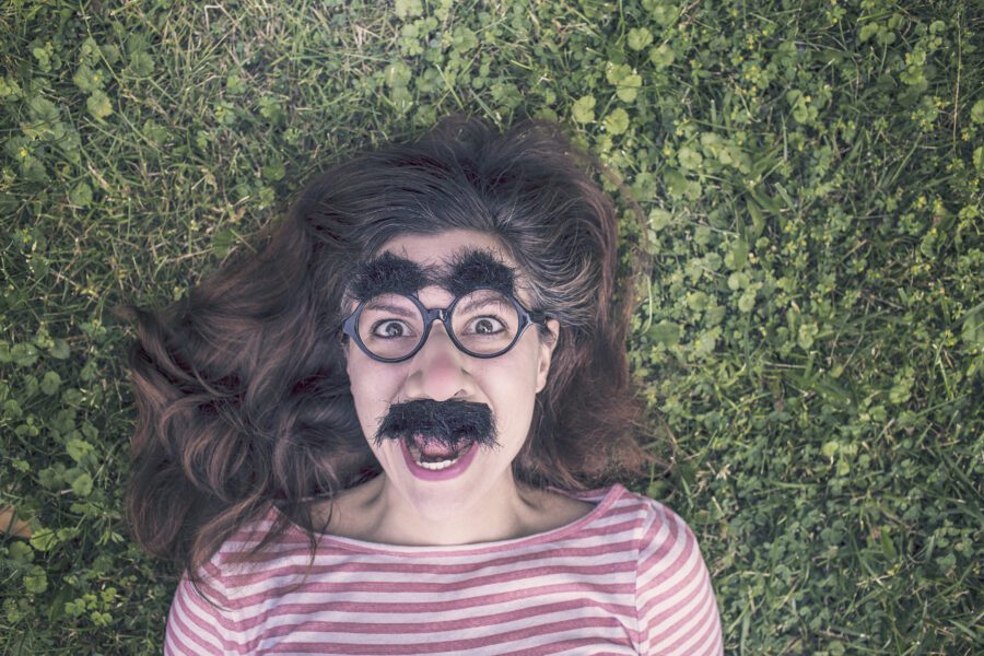 Mustache Face Costume Free Stock Photo