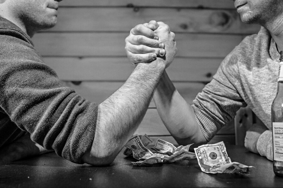 Arm Wrestling Free Stock Photo