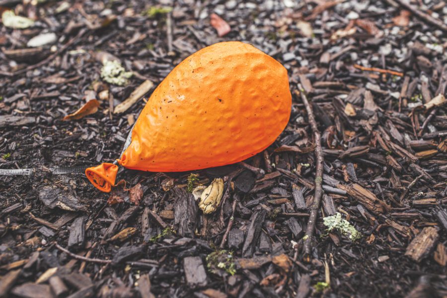 Deflated Balloon Free Stock Photo