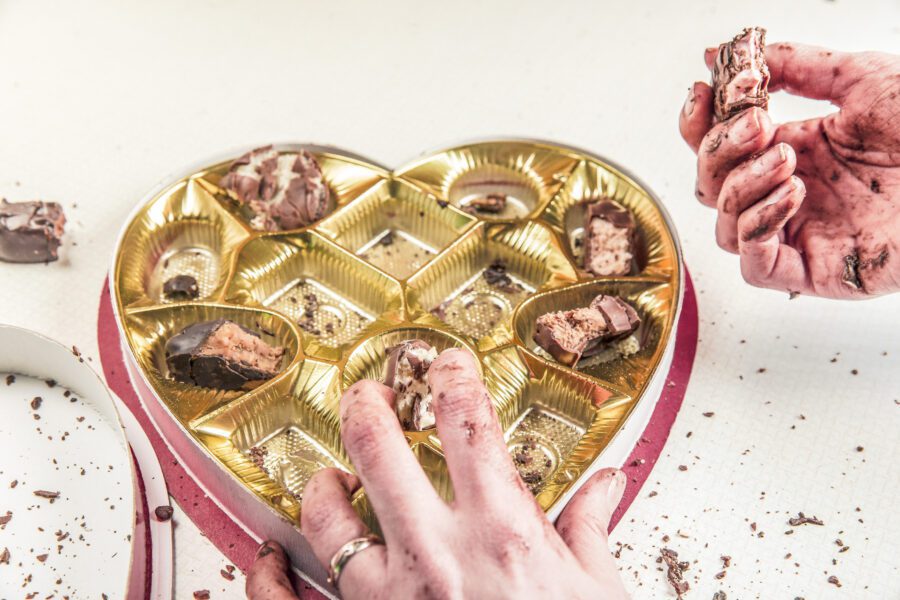 Box of Chocolates Free Stock Photo