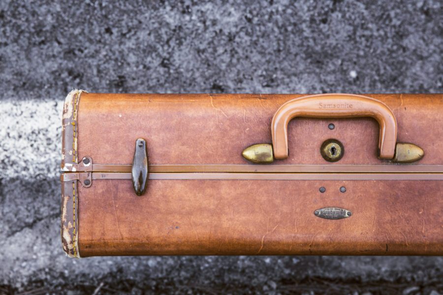 Retro Suitcase Free Stock Photo