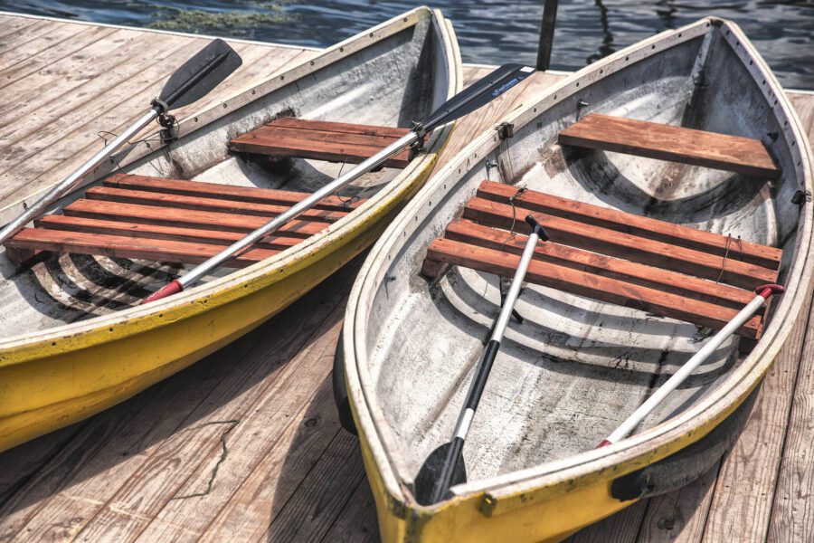 Rowing Boats Free Stock Photo