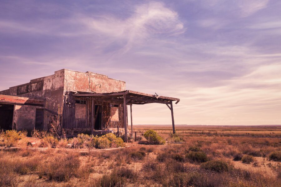 Old Desert Building Free Stock Photo