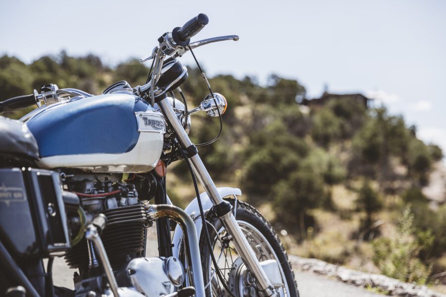 Vintage Motorcysle Free Stock Photo